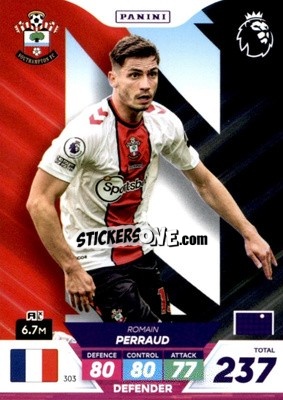 Sticker Romain Perraud - English Premier League 2022-2023. Adrenalyn XL Plus
 n. 303 - Panini