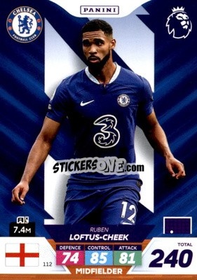 Sticker Ruben Loftus-Cheek - English Premier League 2022-2023. Adrenalyn XL Plus
 - Panini