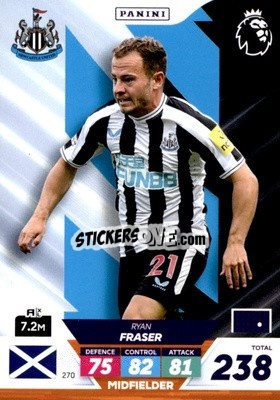 Sticker Ryan Fraser - English Premier League 2022-2023. Adrenalyn XL Plus
 n. 270 - Panini
