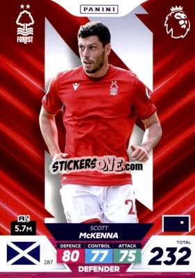 Sticker Scott McKenna - English Premier League 2022-2023. Adrenalyn XL Plus
 n. 287 - Panini