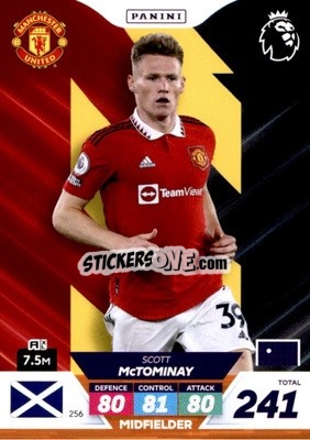 Sticker Scott McTominay - English Premier League 2022-2023. Adrenalyn XL Plus
 n. 256 - Panini
