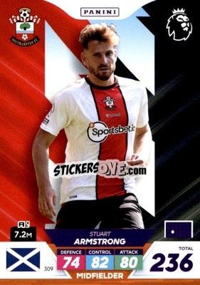 Cromo Stuart Armstrong - English Premier League 2022-2023. Adrenalyn XL Plus
 - Panini