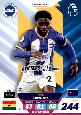 Figurina Tariq Lamptey - English Premier League 2022-2023. Adrenalyn XL Plus
 - Panini