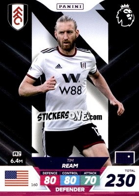 Sticker Tim Ream - English Premier League 2022-2023. Adrenalyn XL Plus
 n. 160 - Panini