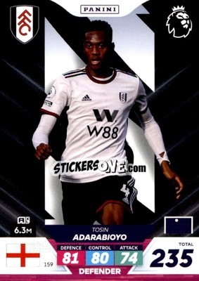 Figurina Tosin Adarabioyo - English Premier League 2022-2023. Adrenalyn XL Plus
 - Panini