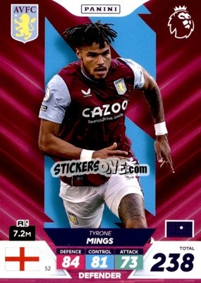Sticker Tyrone Mings - English Premier League 2022-2023. Adrenalyn XL Plus
 - Panini