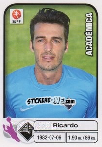 Figurina Ricardo - Futebol 2012-2013 - Panini