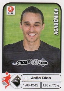 Cromo Joao Dias - Futebol 2012-2013 - Panini