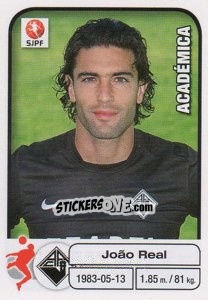 Sticker Joao Real - Futebol 2012-2013 - Panini