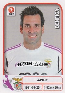 Sticker Artur - Futebol 2012-2013 n. 43 - Panini