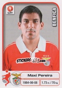 Sticker Maxi Pereira - Futebol 2012-2013 n. 44 - Panini