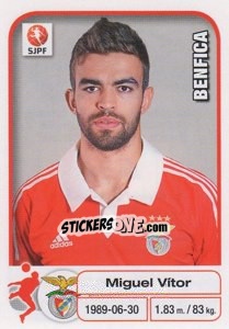Sticker Miguel Vitor - Futebol 2012-2013 n. 45 - Panini
