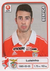 Sticker Luisinho - Futebol 2012-2013 n. 48 - Panini