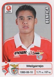 Sticker Lorenzo Melgarejo - Futebol 2012-2013 n. 49 - Panini