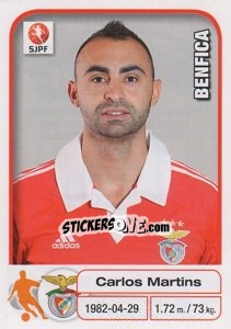 Cromo Carlos Martins - Futebol 2012-2013 - Panini