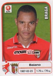 Sticker Baiano - Futebol 2012-2013 n. 65 - Panini