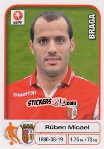 Sticker Ruben Micael - Futebol 2012-2013 n. 71 - Panini