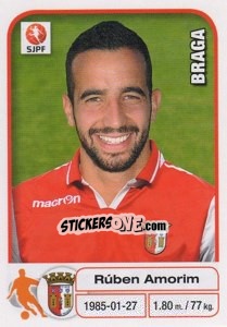 Sticker Ruben Amorim - Futebol 2012-2013 n. 72 - Panini