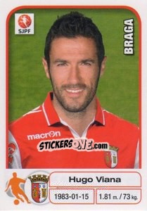 Sticker Hugo Viana - Futebol 2012-2013 n. 73 - Panini