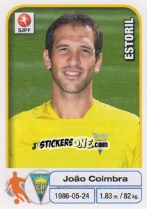 Sticker Joao Coimbra - Futebol 2012-2013 n. 91 - Panini