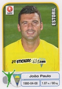 Sticker Joao Paulo - Futebol 2012-2013 n. 99 - Panini