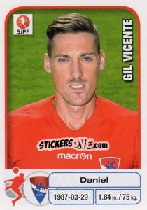 Sticker Daniel - Futebol 2012-2013 n. 104 - Panini