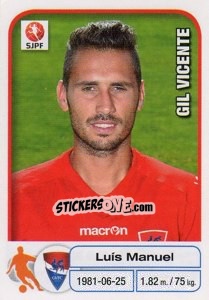 Sticker Luis Manuel - Futebol 2012-2013 n. 110 - Panini