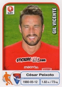Sticker Cesar Peixoto - Futebol 2012-2013 n. 113 - Panini