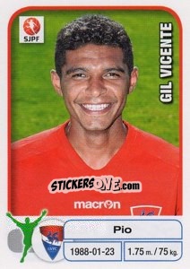 Sticker Pio - Futebol 2012-2013 n. 118 - Panini