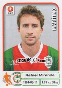 Sticker Rafael Miranda - Futebol 2012-2013 - Panini