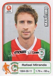 Sticker Rafael Miranda - Futebol 2012-2013 n. 132 - Panini