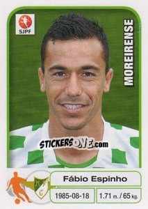 Sticker Fabio Espinho - Futebol 2012-2013 - Panini