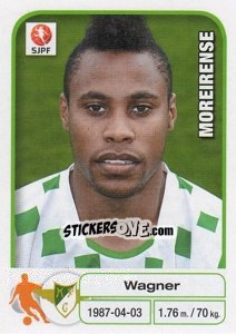 Sticker Wagner - Futebol 2012-2013 n. 156 - Panini
