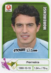 Sticker Ferreira - Futebol 2012-2013 n. 160 - Panini