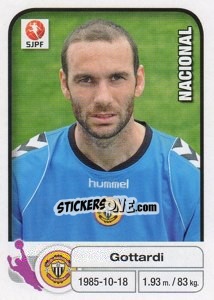 Sticker Gottardi - Futebol 2012-2013 n. 163 - Panini