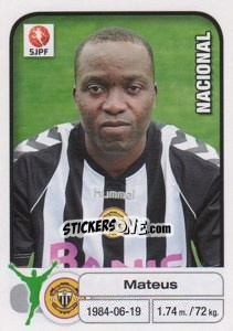 Sticker Mateus - Futebol 2012-2013 n. 177 - Panini