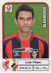 Sticker Luis Filipe - Futebol 2012-2013 n. 184 - Panini