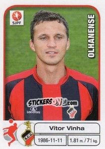 Sticker Vitor Vinha - Futebol 2012-2013 n. 188 - Panini