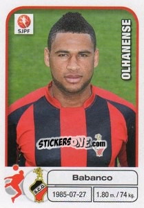 Sticker Babanco - Futebol 2012-2013 n. 189 - Panini