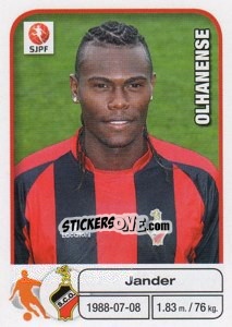 Sticker Jander - Futebol 2012-2013 n. 191 - Panini