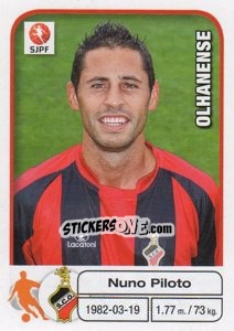 Figurina Nuno Piloto - Futebol 2012-2013 - Panini