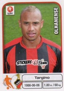 Sticker Targino - Futebol 2012-2013 n. 195 - Panini
