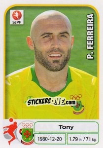 Figurina Tony - Futebol 2012-2013 - Panini