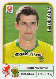 Sticker Tiago Valente - Futebol 2012-2013 - Panini