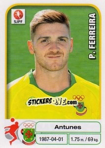 Sticker Antunes - Futebol 2012-2013 n. 209 - Panini