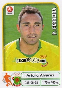 Sticker Arturo Alvarez - Futebol 2012-2013 - Panini