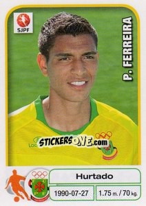 Sticker Hurtado - Futebol 2012-2013 n. 216 - Panini