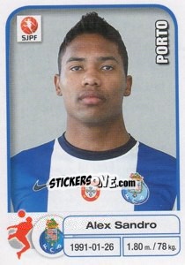 Figurina Alex Sandro - Futebol 2012-2013 - Panini