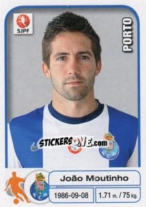 Sticker João Moutinho - Futebol 2012-2013 - Panini