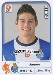 Sticker James Rodríguez - Futebol 2012-2013 - Panini